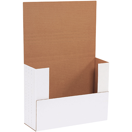 12 <span class='fraction'>1/8</span> x 9 <span class='fraction'>1/8</span> x 4" White Easy-Fold Mailers