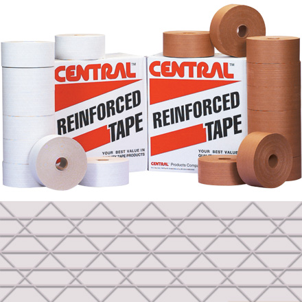 72mm x 375' White Central<span class='rtm'>®</span> 240 Reinforced Tape
